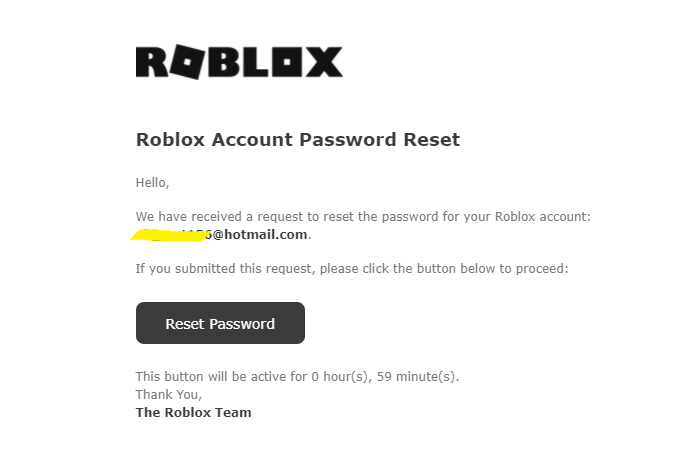Roblox Şifremi Unuttum