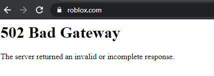 Roblox The Service is Unavailable 