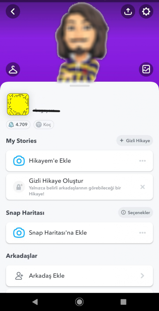 Snapchat Kullanıcı Adı Değiştirme