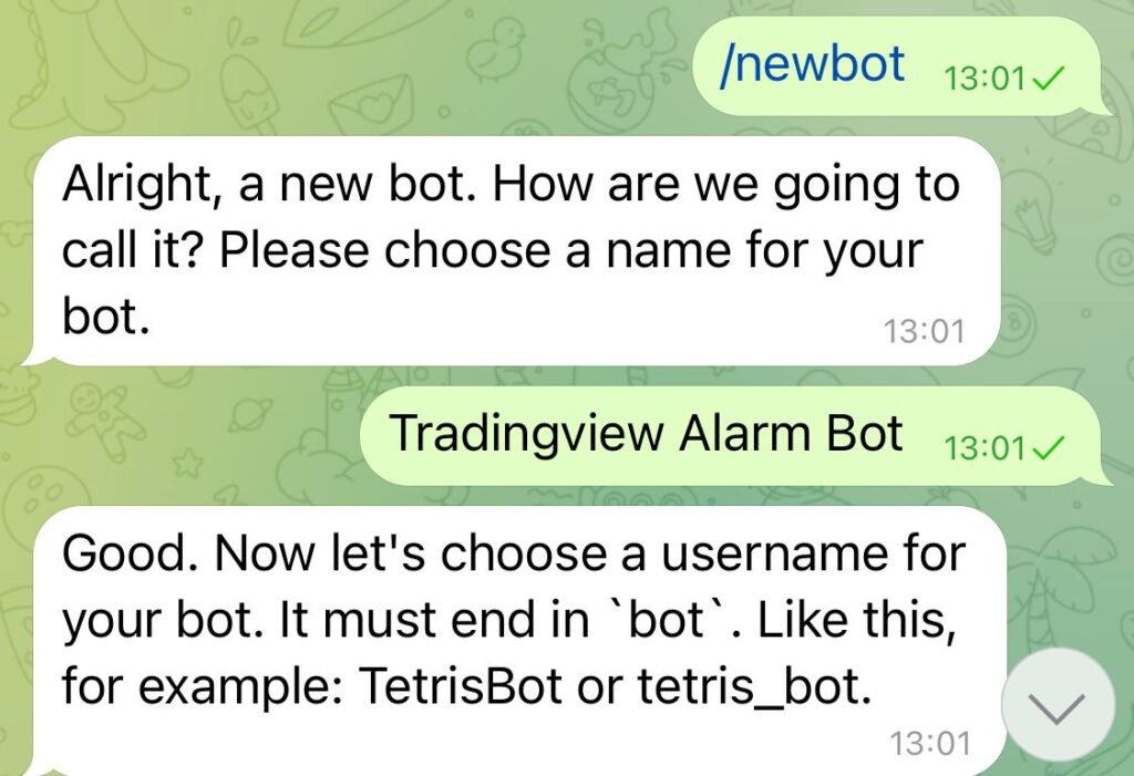 Telegram Tradingview