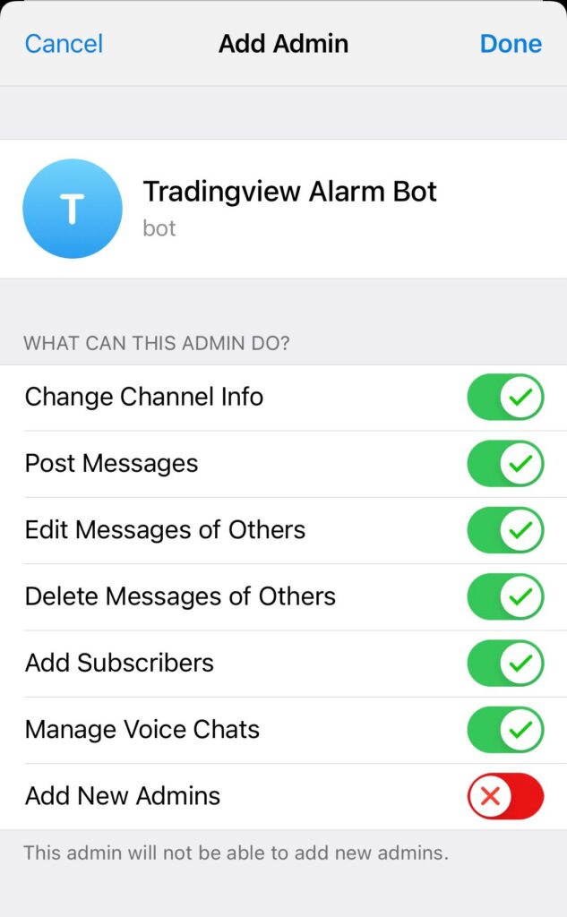 How to Add Tradingview Bot to Telegram