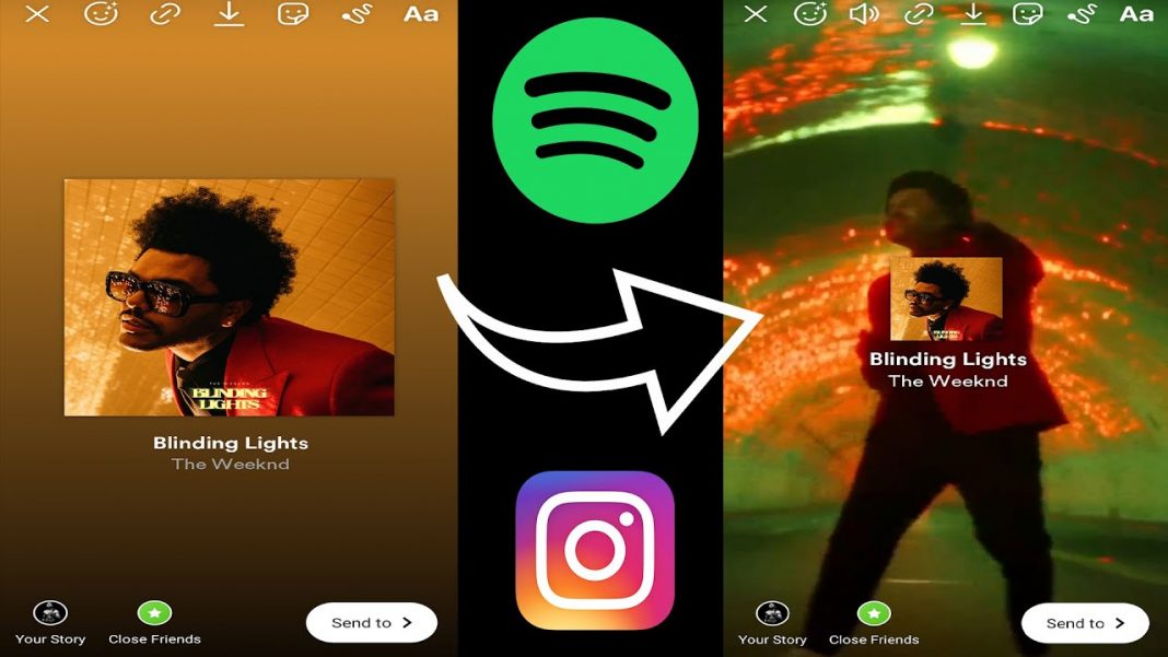 İnstagram Spotify Hikaye Arka Plan Değiştirme