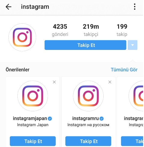 Instagram Önerileri Kapatma