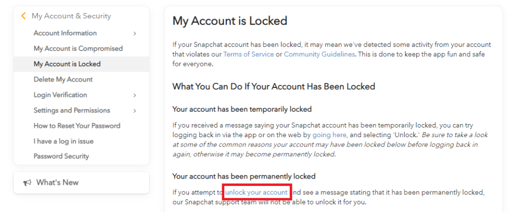 Snapchat Hesap Kilitlendi Nasıl Açılır