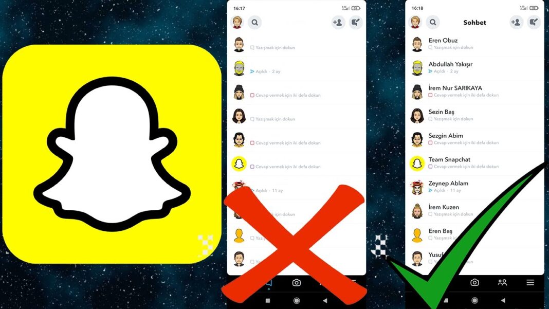 Snapchat Yazılar Gözükmüyor