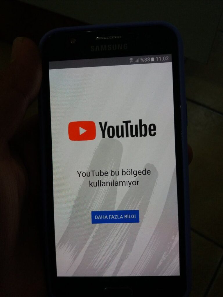 Youtube Bu Bölgede Kullanılamıyor Hatası 