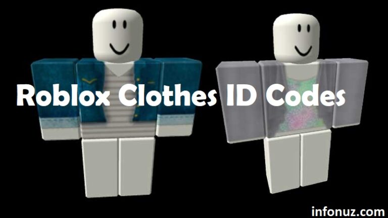 Roblox Clothes ID Codes 2024 | infonuz