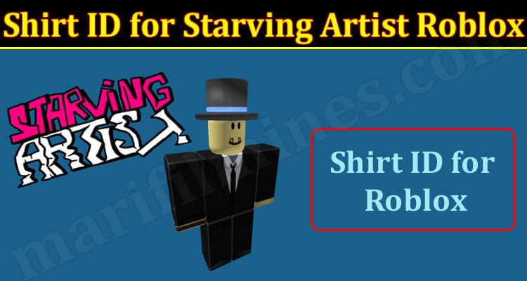 What is a Shirt ID in Roblox Starving Artist