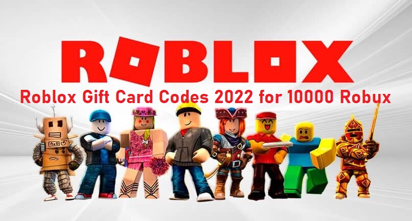 Roblox Gift Card Codes 2022 for 10000 Robux