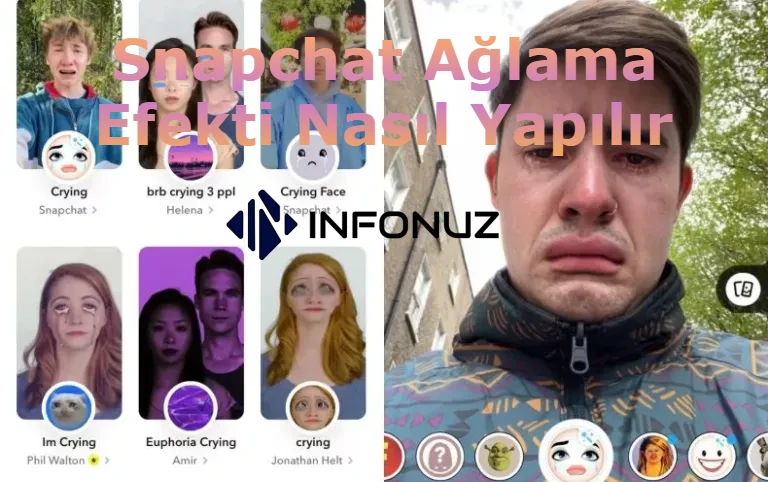 Snapchat Ağlama Efekti Nasıl Yapılır