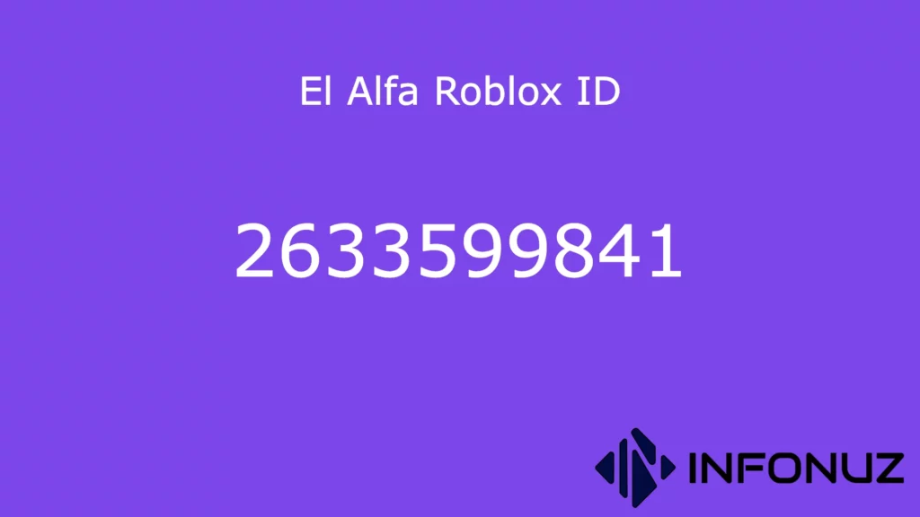 El Alfa Roblox ID