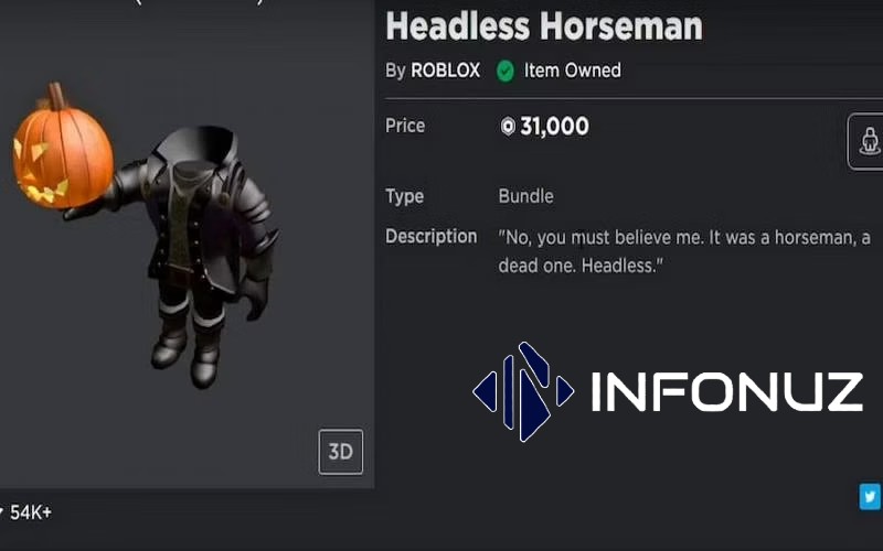 How Much is Headless on Roblox 2022