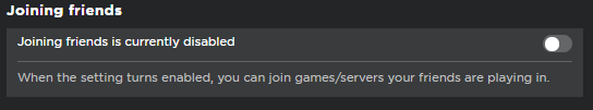How to Turn Joins Off in Roblox