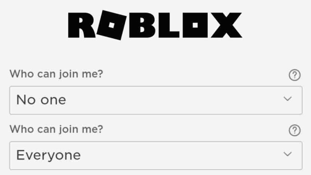 How to Turn Joins Off in Roblox