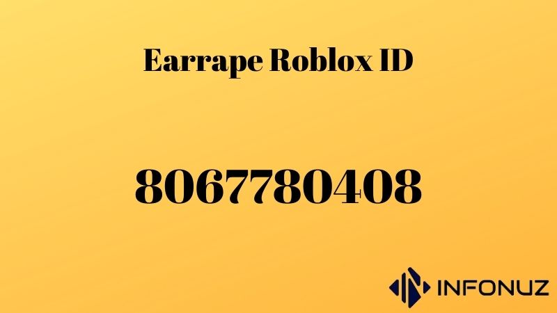 Earrape Roblox ID