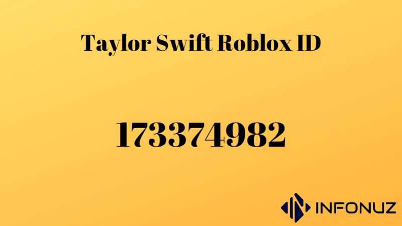 Taylor Swift Roblox ID