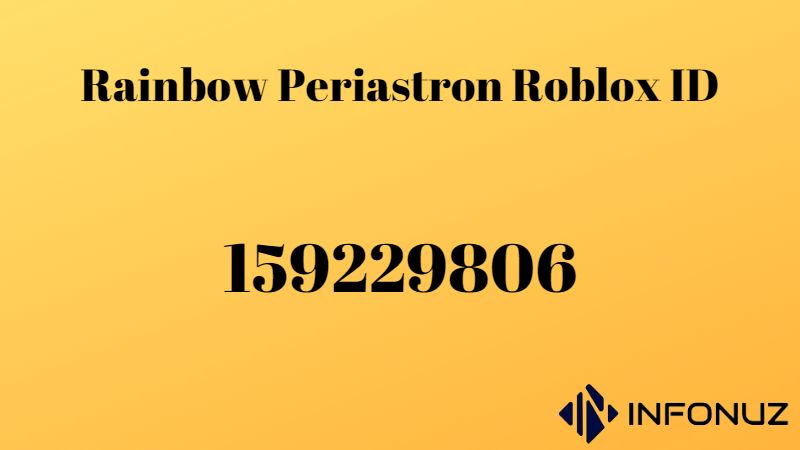 Rainbow Periastron Roblox ID