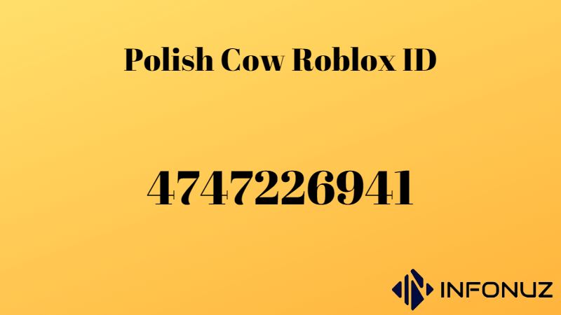 Polish Cow Roblox ID
